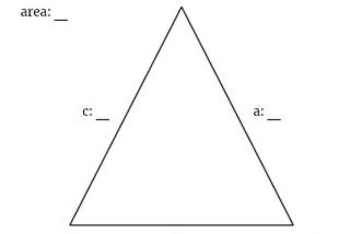 Oblique Triangle Calculator