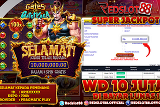 Bukti Kemenangan Jackpot 10 Juta Gates of Gatot Kaca