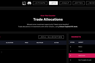 Relaunch of OTC Trading