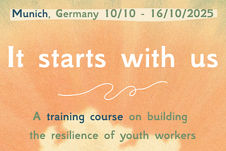 Call for participants — It starts with us