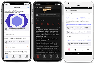 Hekla for Hacker News with React Native and TypeScript