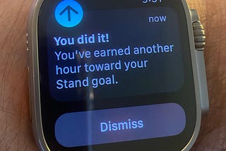 Standing Up for Myself (When My Watch Tells Me To)