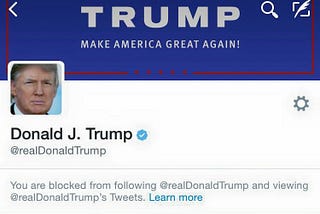HOW I GOT BLOCKED BY DONALD TRUMP ON TWITTER