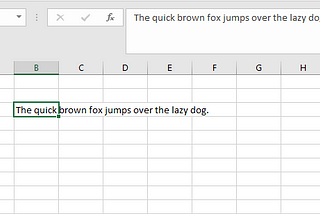 MS Excel Shortcut Keys — Part 1