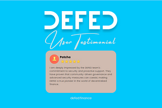 DEFED: Unfortunate Incident Turns into a Triumph of Trust