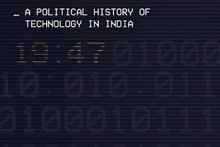 India’s Troubled Tryst with Technology: A Review of Midnight’s Machines by Arun Sukumar