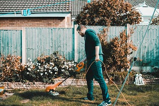Homeowners Conquer Nature by Mowing the Lawn