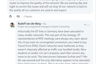 T-Mobile NL routed all internet traffic through Germany and broke the Internet for small firms.
