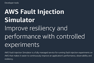 Stop FIS’ing about your outages — be prepared with AWS Fault Injection Simulator