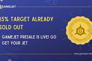 GameJet Presale is Live! Go Get Your JET