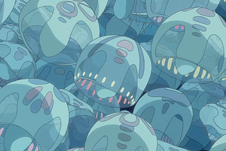 the jellyfishes from Ponyo the movie