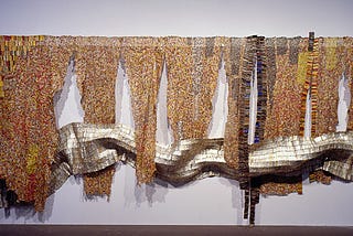 Public Art: El Anatsui (Strips of Earth’s Skin, 2008)