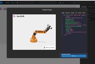 How to Add 3D/AR/VR Elements to Your Squarespace Website using SwiftXR
