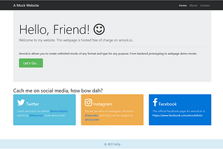 How To Host A Free Website With amock.io