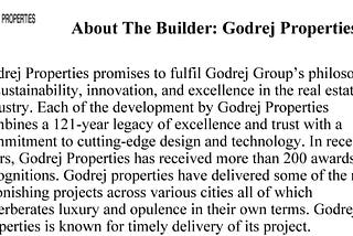 Godrej Nurture Electronic City — Godrej Properties South Bangalore
