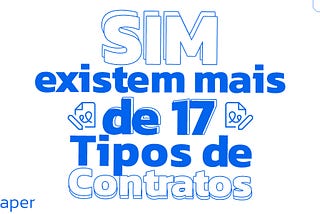 Quantos tipos de contrato existem?