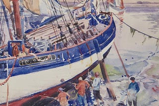 03 Marine Works, Aiden Lassell Ripley’s Scrubbing the Hull, With Footnotes, #321