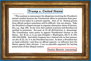 Barrett, footnote 2, or Why Mr. Smith should stay in Washington