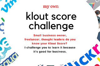 My Klout Score Challenge | Trenay Bynum
