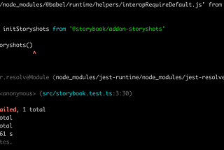 How to solve Jest storybook test error “cannot find interopRequireDefault.js”