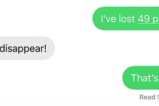 I’ve lost 49 pounds