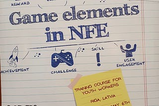 Game elements in non-formal education