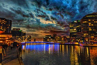 When I fell in love with Melbourne in the dark…