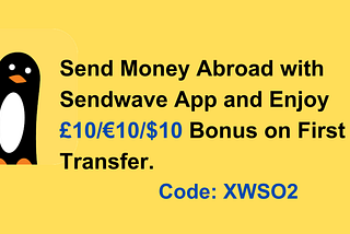 Sendwave Promo Code: XWSO2 – Medium
