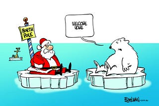 What Will Santa Do Without the North Pole?