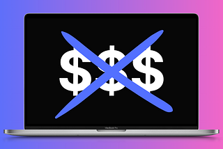 mac book crossed out dollar signs
