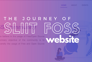 The Journey of SLIIT FOSS Website
