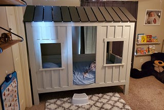 DIY Kids Cottage Bed