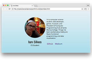 Build a Personal Website with HTML and CSS (Part 1)