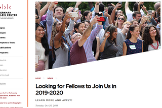 A Berkman-Klein Center Tale: From Fellows Hour to Funding!