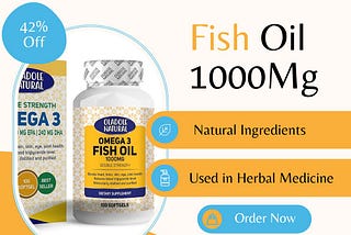 Boost Brain Function and Reduce Inflammation with Fish Oil 1000Mg