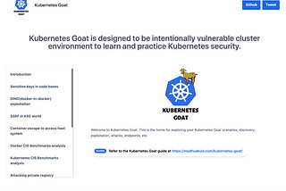 Introducing Kubernetes Goat
