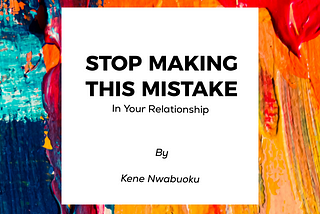 STOP MAKING THIS MISTAKE!