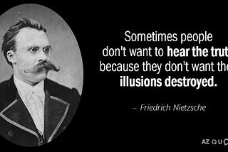 Some moments with Friedrich Nietzsche