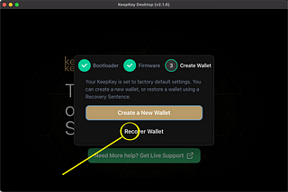 KeepKey Device Recovery