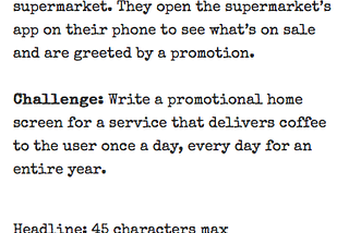 UX Writing Challenge: Supermarket App Promo