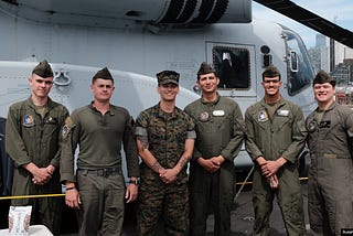 New York: The Brave U.S. Marines & Navy on the USS Bataan in Photos