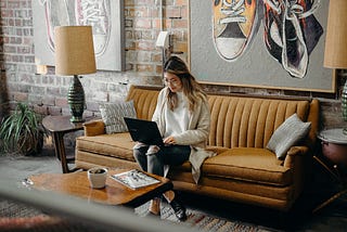 women and laptop