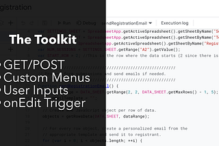 Google Apps Scripts Code Snippets Toolkit