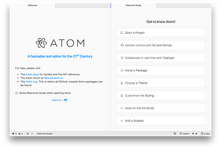 One week with the Atom text editor