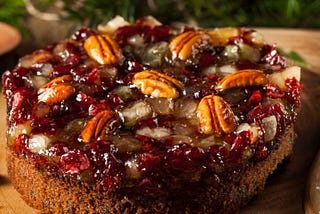 I know why we have fruitcake for the holidays…