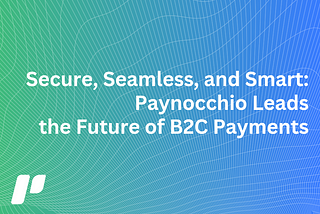 Secure, Seamless, and Smart: Paynocchio Leads the Future of B2C Payments