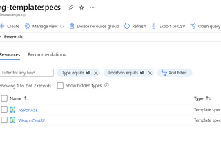 Créer des Web Apps dans un ASE v3