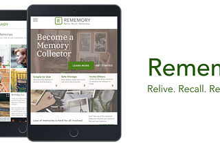 Helping users access memories — Rememory | A UX case study