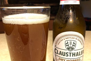 #BoozeFreeMay day 24: Clausthaler Dry Hopped