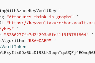 Azure Key Vault Tradecraft with BARK